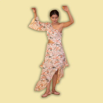 One Shoulder Senora Gown