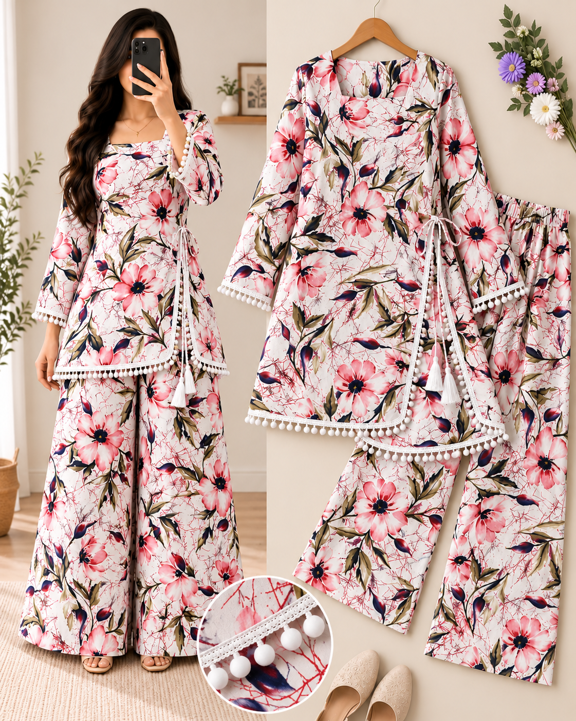 Rosabella Floral Print Coord Set