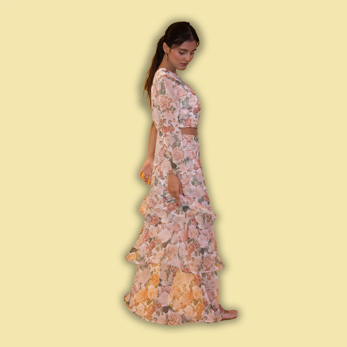 One Shoulder Senora Gown