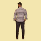 Black & White Print Full Sleeves Shirt