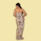 Floral Print Crop Top and Pant Coord Set