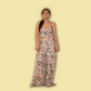 Floral Print Crop Top and Pant Coord Set