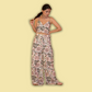 Floral Print Crop Top and Pant Coord Set