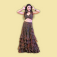 Sleeveless Crop Top and Floor Length Skirt Set