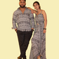 Black & White Print Matching Outfit for Couple