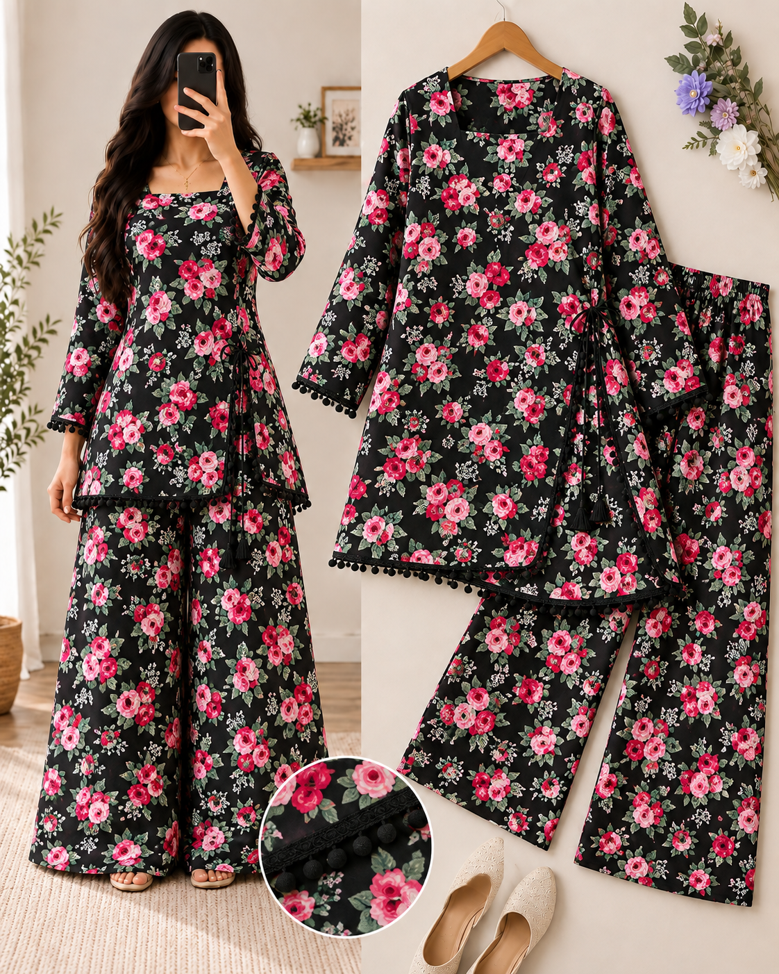 Ruby Rose Floral Coord Set