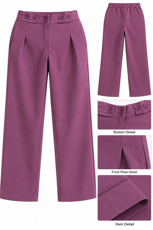 Women Wide Leg Korean Pant